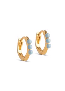 Paula hoops Light Blue Enamel 