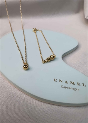Balloon necklace Forgyldt Enamel 