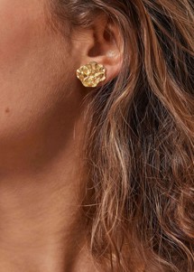 Windy studs Forgyldt Enamel 