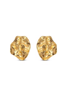 Windy studs Gold Enamel 