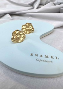 Windy studs Forgyldt Enamel 