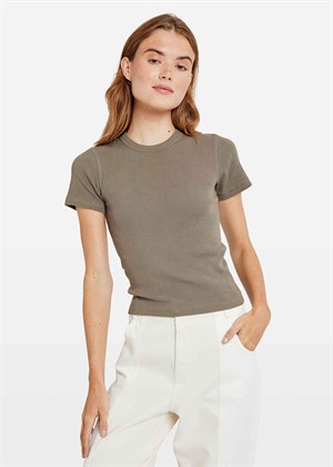 Enally ss crop tee 5314 Bungee Cord Envii 