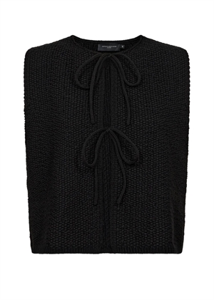 Fiona strik vest Sort Copenhagen Muse 