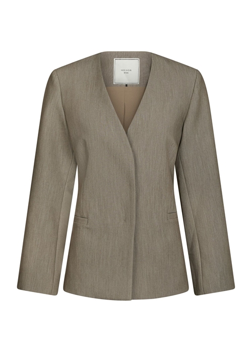 Frillis fitted blazer Dark Sand Neo Noir