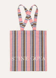 Rita tote bag Pink stripes Stine Goya 