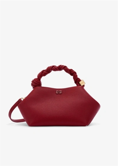 Bou small grained bag Red Dahlia B2100060 Ganni 