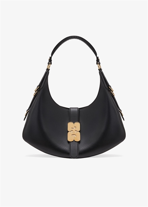 Kat small Gold bag Sort A6998 Ganni 