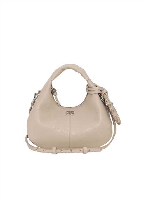 Hobo Mini Grained bag White Pepper A6978 Ganni 