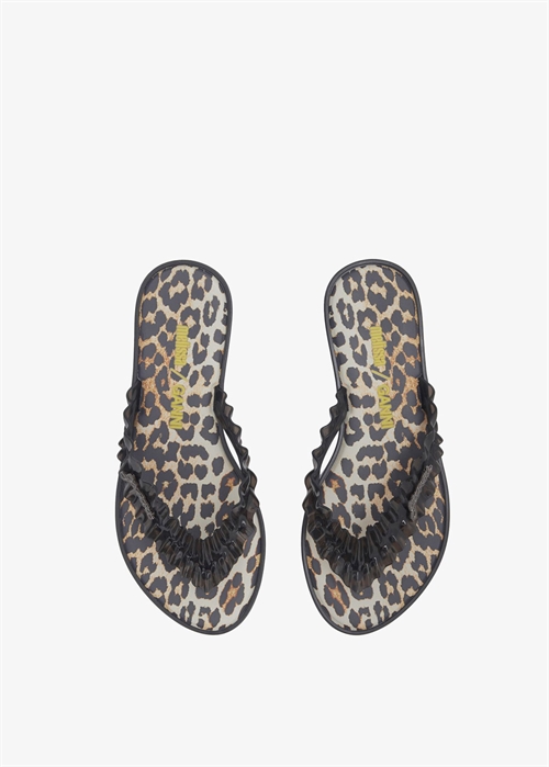 Melissa flip flop sandal Black D10200028 Ganni 