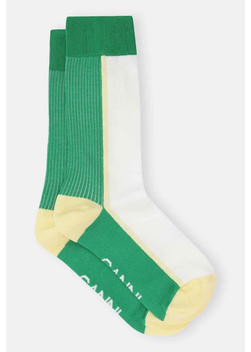 A4288 organic cotton sock Kelly Green Ganni 
