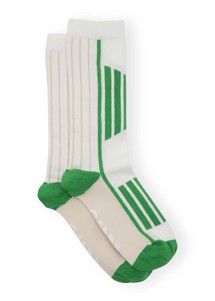 A4929 Organic sporty sock Kelly Green Ganni 