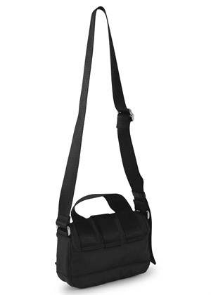 Recycled Tech mini satchel taske Sort A5228 Ganni