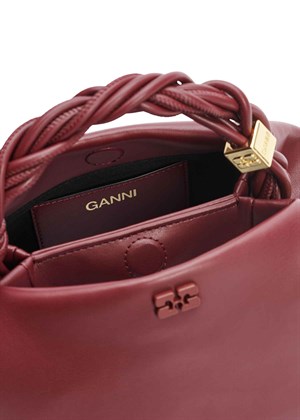 Small bou taske Burgundy A5313 Ganni 
