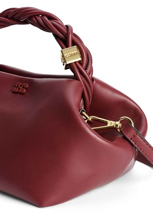 Small bou taske Burgundy A5313 Ganni 