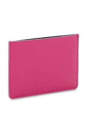 Bou card holder Shocking Pink A5393 Ganni 