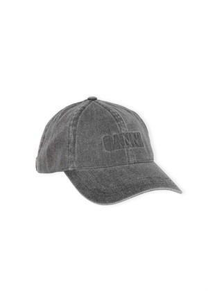 Cap Hat Denim Black A5759 Ganni 