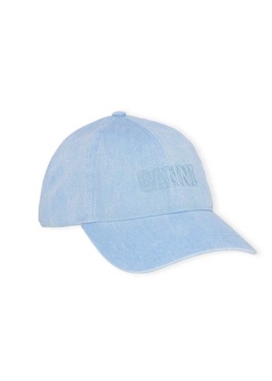Cap Hat Denim Baby Blue A5760 Ganni 