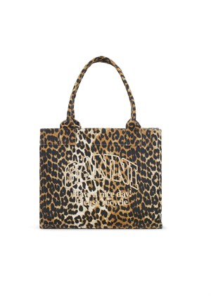 Large Easy shopper Leopard A5807 Ganni 