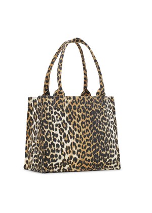 Large Easy shopper Leopard A5807 Ganni 