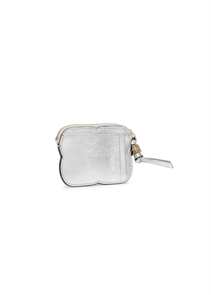 Ganni Bou compact zipped metallic pung A6151 Ganni 