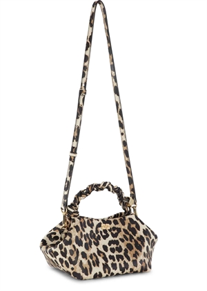 Ganni taske small print bag Leopard A6494 Ganni 