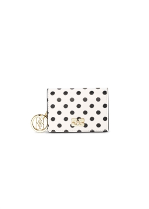 Ganni Bou kotholder with flap print dots Egret A6542 Ganni 