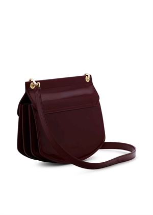 Apo-G small box chain bag Tawny Port A6744 Ganni 