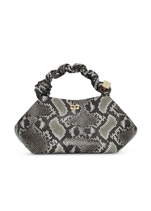 Ganni Bou small snake bag Egret A6758 Ganni 
