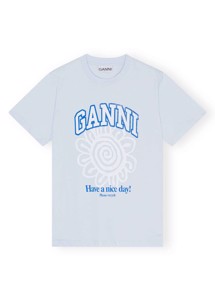 Flower tee Ice Water T3533 Ganni 