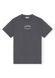 T3590 Thin jersey tee Volcanic Ash Ganni 