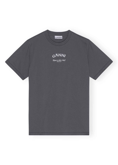 Thin jersey tee Volcanic Ash T3590 Ganni 