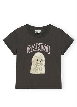 Poodle Baby Fit tee Phantom T4239 Ganni 