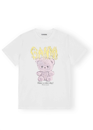 Teddy tee Hvid T4289 Ganni 