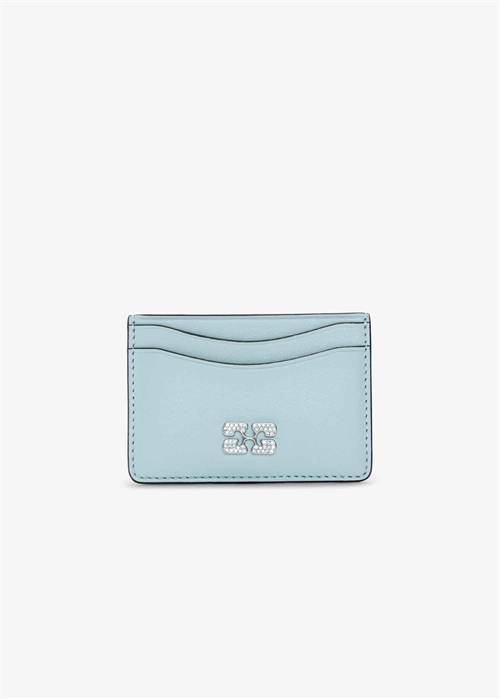 Strass Bou kortholder Icy Blue A6467 Ganni 