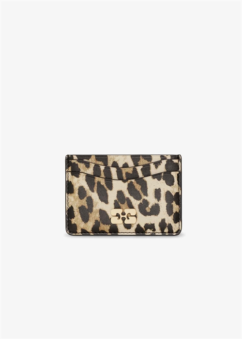 Bou print kortholder Leopard A6541 Ganni 