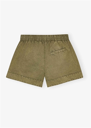 Washed stretch cotton elasticated shorts Boa W0671 Ganni 