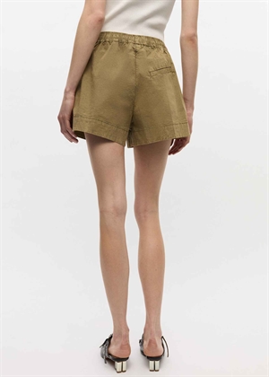 Washed stretch cotton elasticated shorts Boa W0671 Ganni 