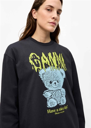 Teddy long bluse Phantom T4293 Ganni