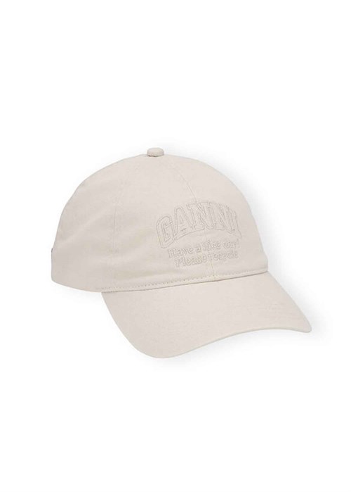 A5861 Patch cap Egret Ganni 