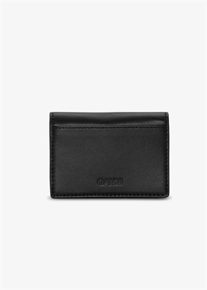 Ganni Bou Animals Card holder with flap Black A6776 Ganni 