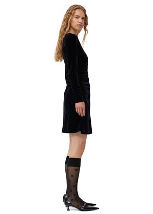 Butterfly Lace socks Sort A5535 Ganni 