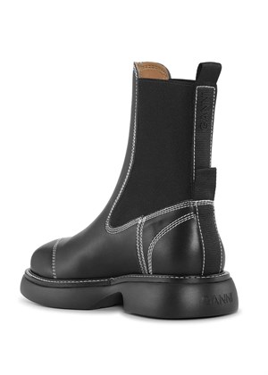 Everyday Mid Chelsea Boot Black S2083 Ganni 