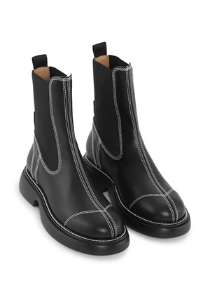 Everyday Mid Chelsea Boot Black S2083 Ganni 