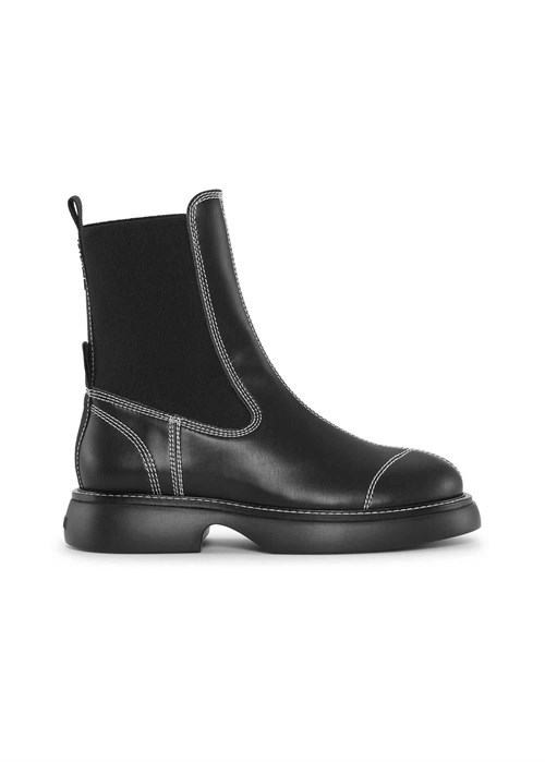 Everyday Mid Chelsea Boot Black S2083 Ganni 