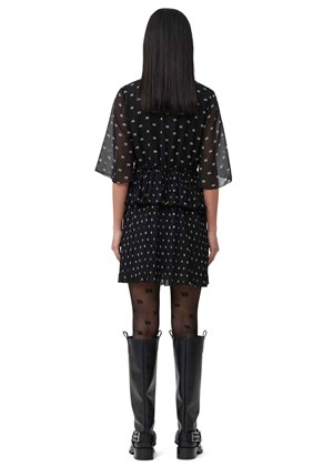 Buttefly Lace Tight Sort A5545 Ganni 