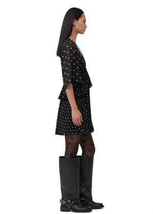 Buttefly Lace Tight Sort A5545 Ganni 
