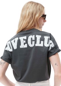 Ganni Loveclub Relaxed tee Volcanic Ash T3431 