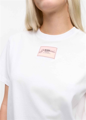 Collage tee Bright White T4157 Ganni 