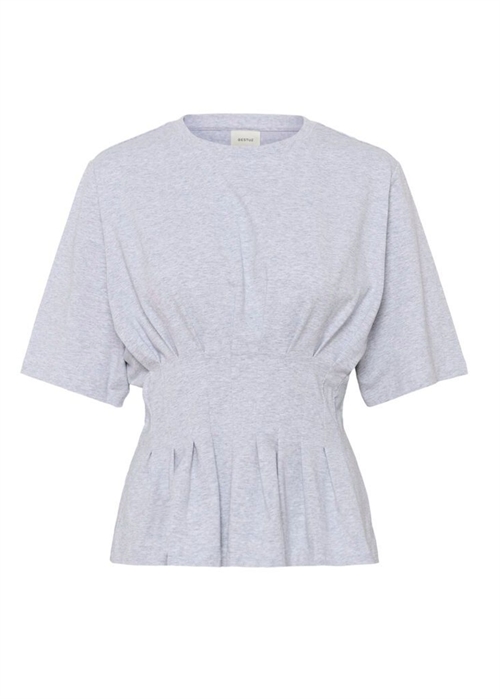 Inez tee Ultra Light Grey Mel. Gestuz 