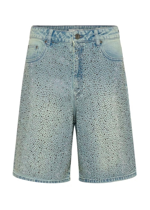 Zorah mw long shorts Mid Blue Washed Gestuz 